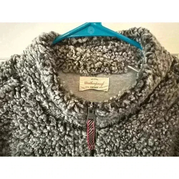 Gray Sherpa Pullover Sweater XL - Picture 2 of 4